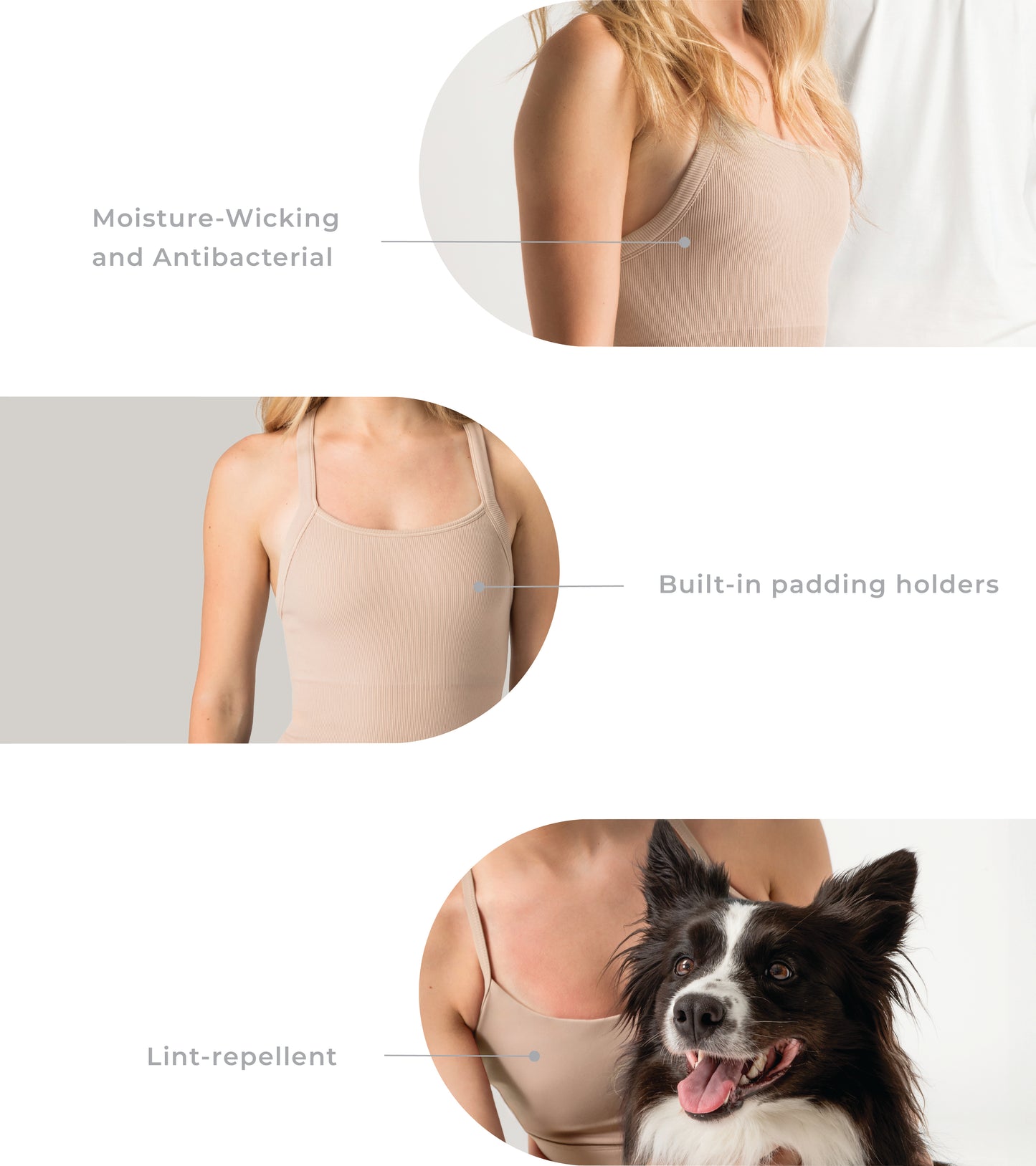 Seamless Ribbed Bra