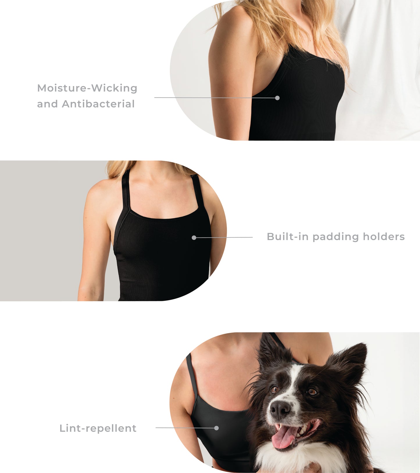 Seamless Ribbed Bra