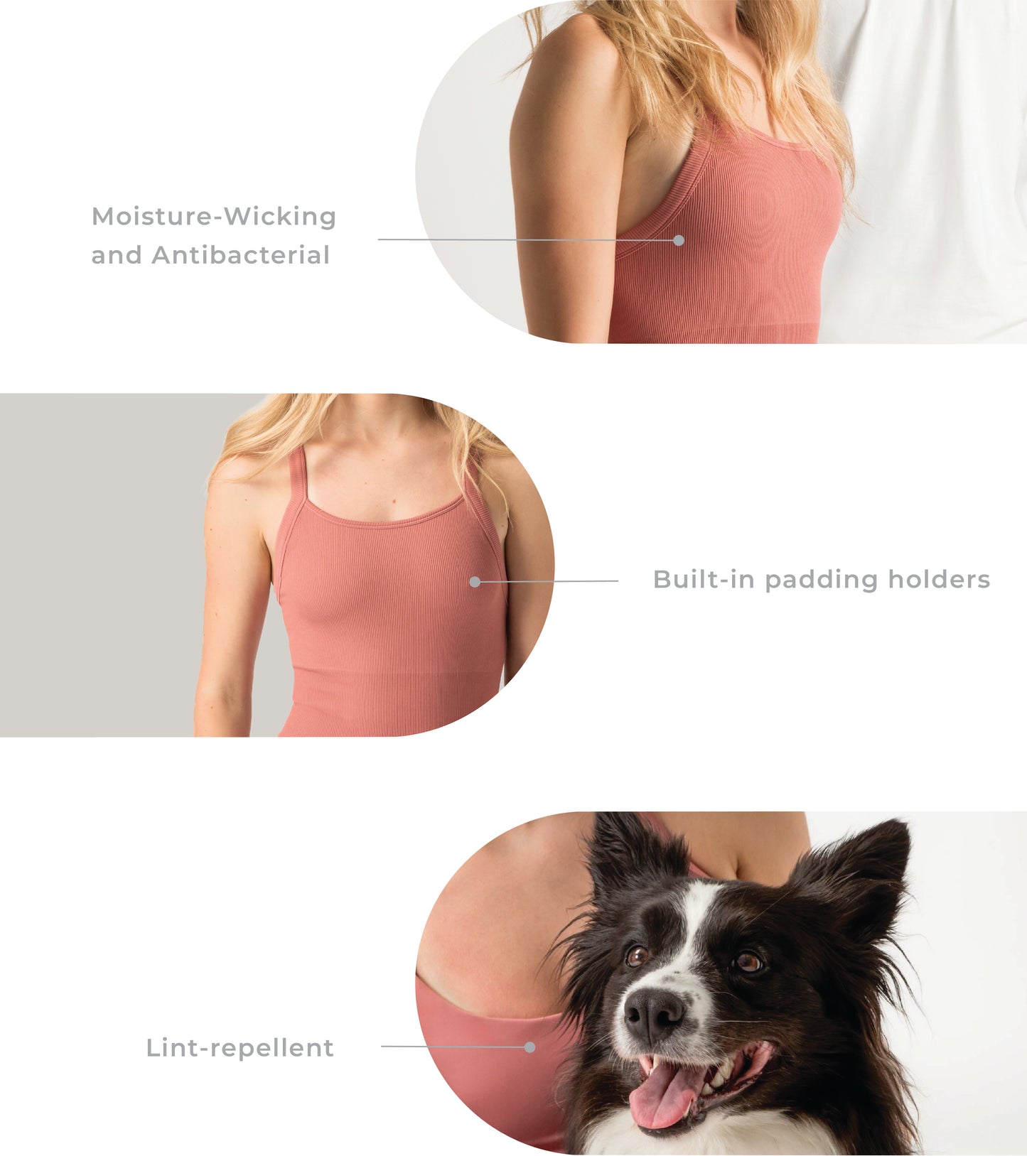 Seamless Ribbed Bra